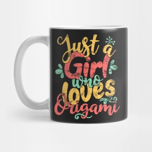 Just A Girl Who Loves Origami Gift design Mug